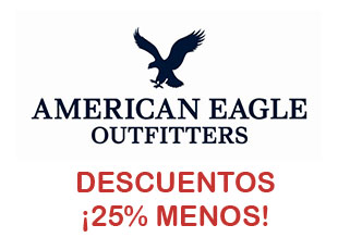 Cupones American Eagle Outfitters, 25% menos