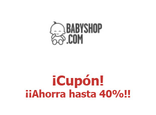 Cupones BabyShop hasta 40% menos