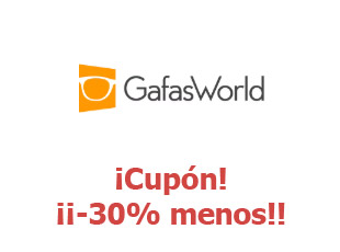 Códigos promocionales de Gafas World hasta 30% menos