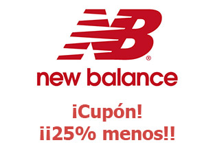 Cupones New Balance, ahorra hasta 25%