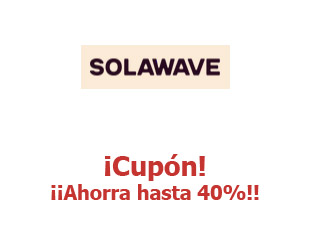 Códigos descuento SolaWave hasta -40% 
