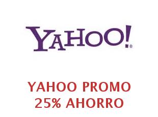 Códigos promocionales y cupones de Yahoo hasta 10% menos