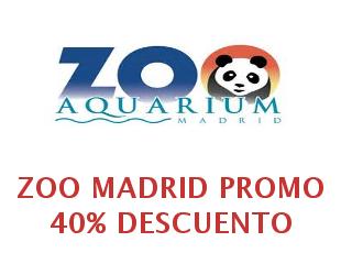 Cupón descuento 25% Zoo Madrid