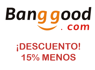 Código promocional 15% menos en Banggood