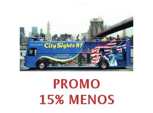 Descuentos CitySights NY 15% menos