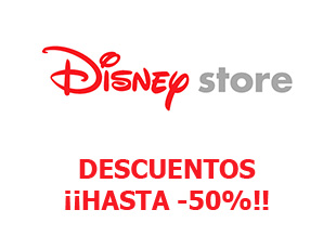 Cupón hasta 50% Disney Store