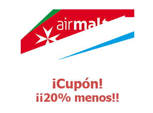 Descuentos Air Malta 20% menos