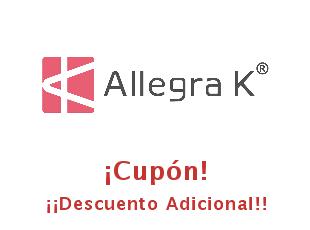 Cupones promocionales de Allegra K hasta -30%