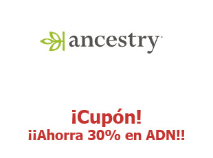 Cupones Ancestry hasta 30% menos