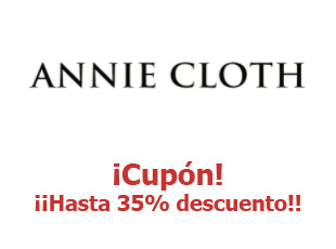 Cupón descuento Annie Cloth hasta -35%