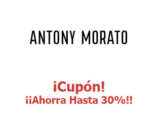 Cupones Antony Morato hasta 30% menos