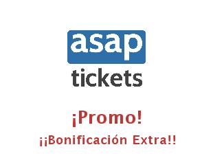 Ofertas de ASAP Tickets hasta 30% menos