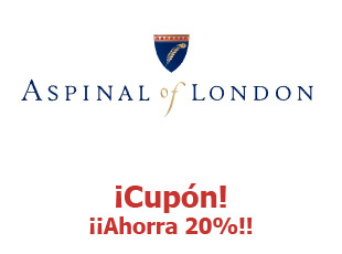 Cupones Aspinal of London hasta -70%