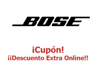 Cupones de Bose hasta 50 euros menos