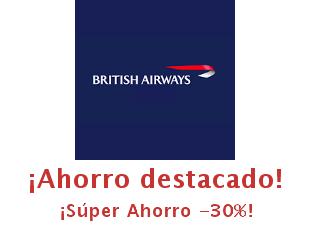 Ahorra -30% con British Airways - Descuentos y Más