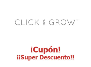 Cupones Click And Grow hasta 15% menos