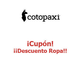 Cupón descuento Cotopaxi hasta -30%