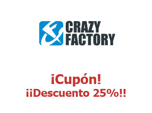 Código promocional Crazy Factory hasta -30%