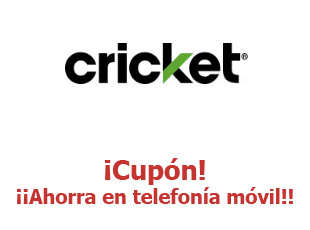 Cupones Cricket Wireless hasta 70% menos
