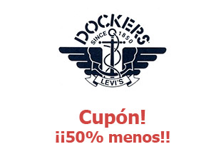 Cupón descuento 50% Dockers