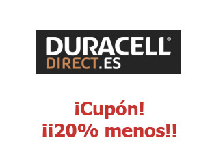 Cupón descuento Duracell Direct hasta 15% menos