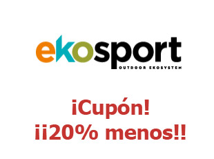 Ofertas y códigos promocionales de Ekosport hasta 20% menos