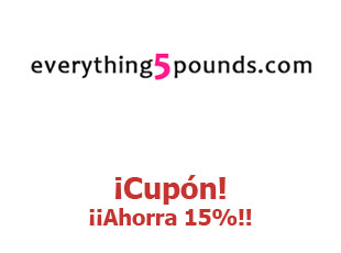 Cupones Everything 5 Pounds 15%
