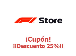 Cupón descuento F1 Store 15%
