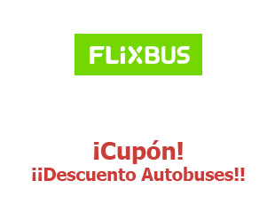 Códigos promocionales Flixbus 30%
