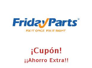 Cupón descuento FridayParts hasta 100 euros menos
