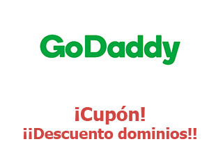 Cupones 80% en dominios GoDaddy