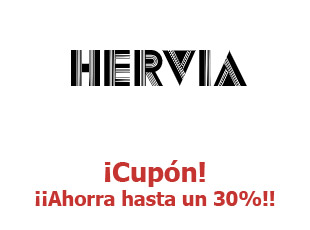Códigos promocionales de Hervia hasta -30%