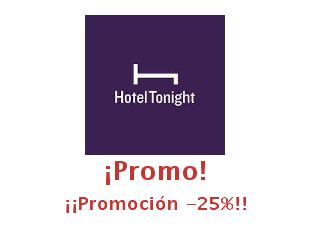 Ahorra 25% en Hotel Tonight - Ofertas Únicas