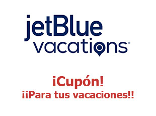 Cupón para Jet Blue Vacations, ahorra 100$