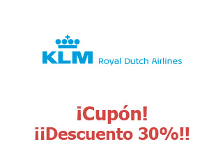 Código promocional KLM hasta 150 euros menos