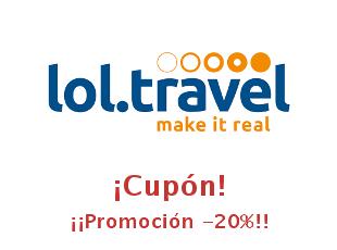 Descuento -20% LOL Travel - Ahorra en tus Viajes