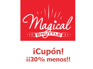 Códigos promocionales de Magical Shuttle hasta 30% menos