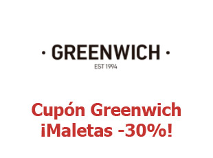 Cupones Maletas Greenwich 30%