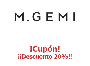 Códigos promocionales de MGemi hasta 20% menos