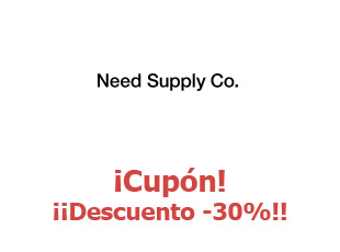 Cupones Need Supply hasta 30% menos