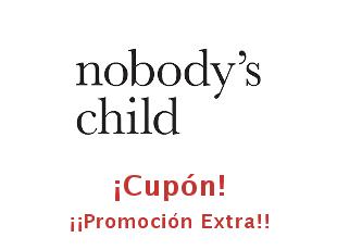 Cupones Nobody's Child hasta 15% menos