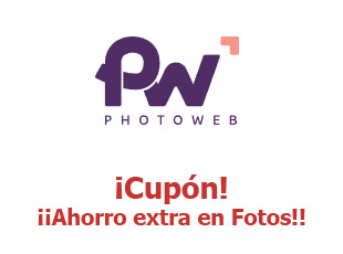 Cupón descuento Photoweb hasta 70% menos