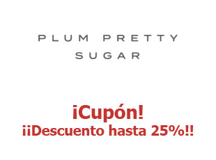 Cupones de Plum Pretty Sugar hasta -25%