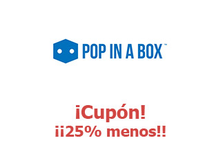 Cupones Pop in a Box hasta 25% menos