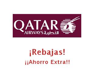 Cupón descuento Qatar Airways Cupón descuento 40% menos Qatar Airways