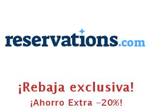 Ahorra 20% en Reservations.com - Descuentos