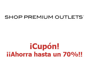 Cupones Shop Premium Outlets 70%