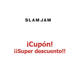 Cupón descuento Slam Jam hasta -30%