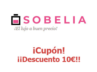 Códigos promocionales de Sobelia 10 euros menos