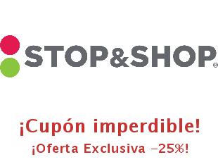 Ahorra -25% en Stop & Shop - Códigos y Descuentos